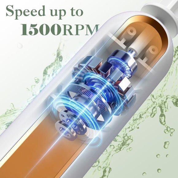 Portable Makeup Brush Cleaner Machine -15000RPM Fast Deep Cleaning and Dry Make - Picture 4 of 7